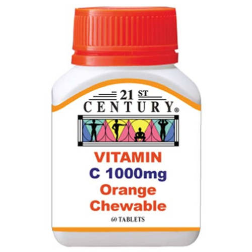 21St Century Vitamin C 1000mg Orange Chewable