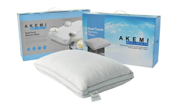 akemi ultra cool contour memory pillow
