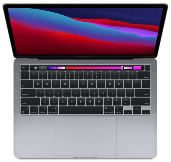 Apple MacBook Pro (13-inch, M1) - Keyboard View