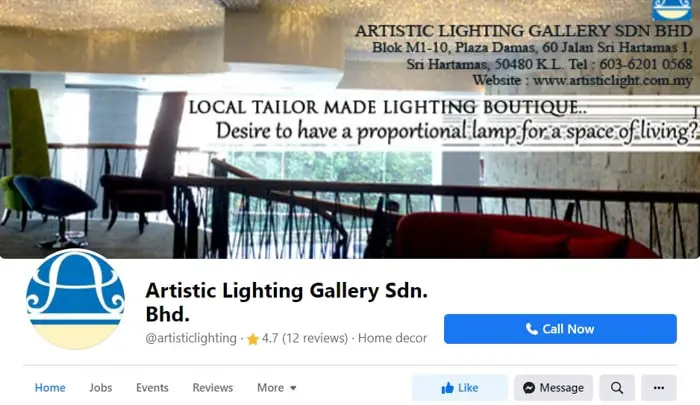 Artistic Lighting Gallery Sdn Bhd - Facebook