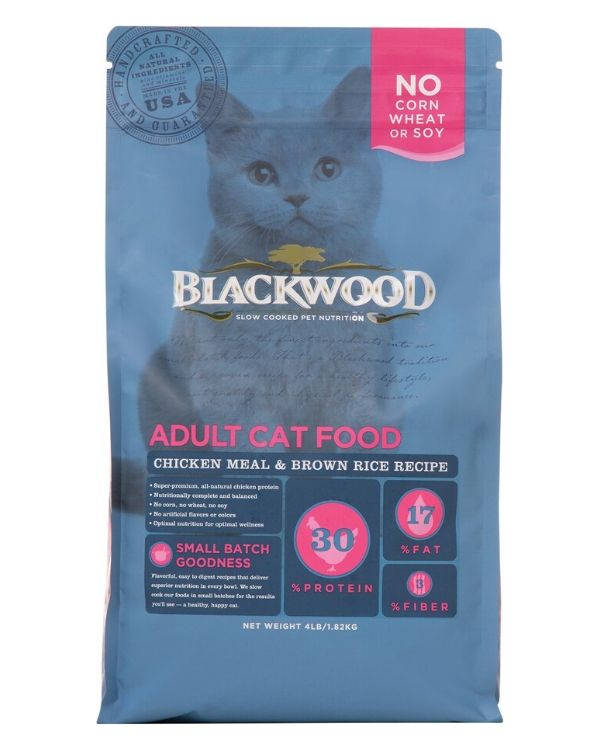 Blackwood Adult Cat Food Chicken Meal & Brown Rice Dry Cat Food