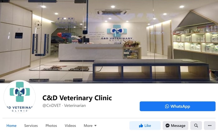 C&D Veterinary Clinic Facebook