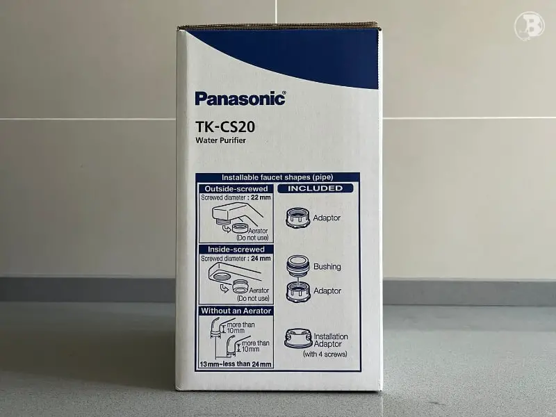 Compatible Taps And The Different Adaptors You Can Use With The Panasonic Water Purifier TK-CS20
