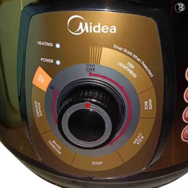 Control Panel Of Midea Pressure Cooker With Dual Inner Pot MY-CH502A