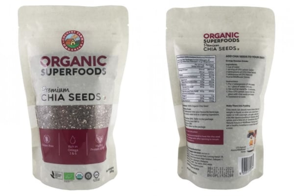 Country Farm Organics Organic Superfoods Premium Chia Seeds