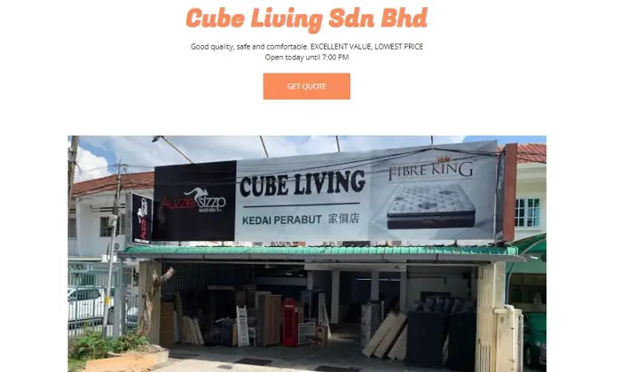 Cube Living Sdn Bhd - Website