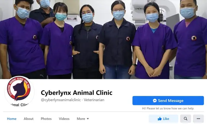 Cyberlynx Animal Clinic Facebook