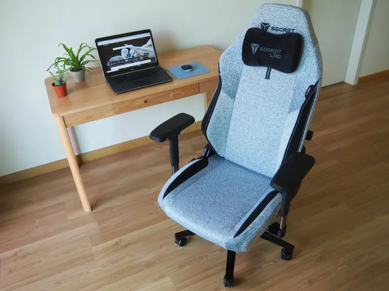 Desk Set Up With The Secretlab TITAN Evo 2022 Series Gaming Chair - Secretlab SoftWeave™ Plus Fabric