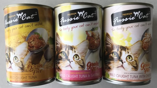 Pelbagai Perisa Berbeza Fussie Cat Premium Canned Cat Food