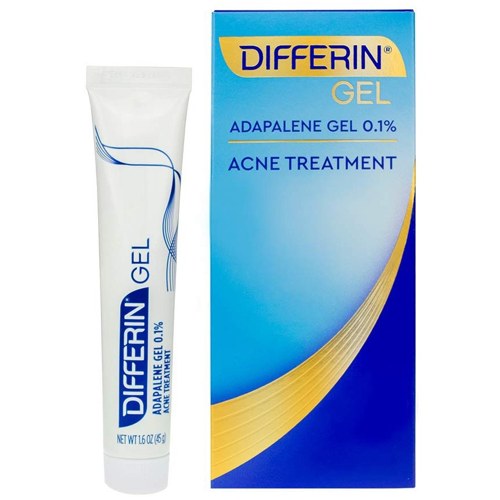 Differin Gel Adapalene Gel 0.1% Acne Treatment