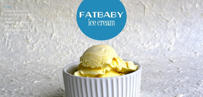 Fatbaby Ice Cream - Website