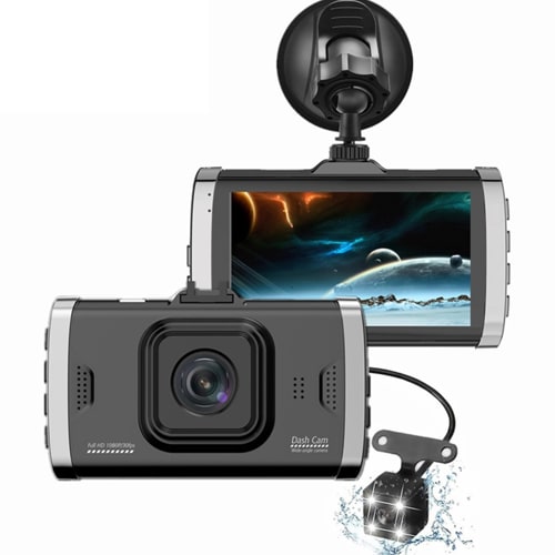 GOQ T685 Car Dash Camera With Rear Camera