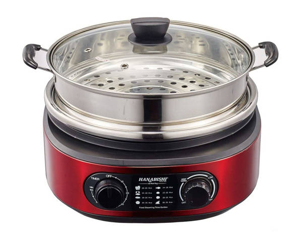 Hanabishi 5L Multi Cooker With Stainless Steel Pot & Steamer HA1900S