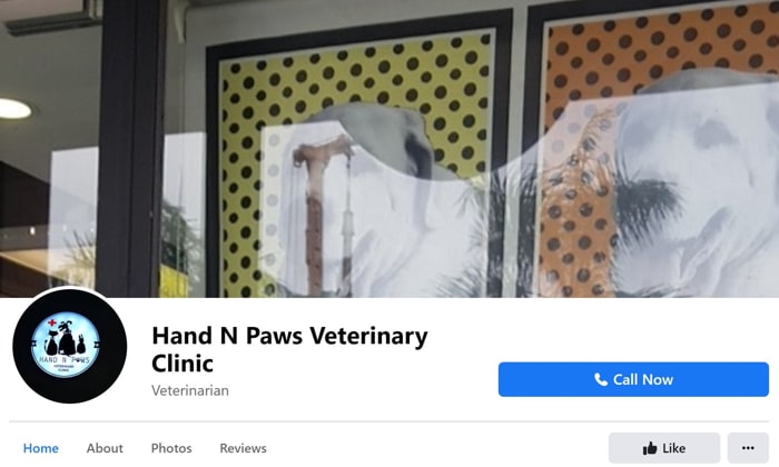 Hand N Paws Veterinary Clinic & Pet Center Facebook