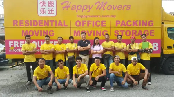 Happy Movers Team Employs Malaysians Only