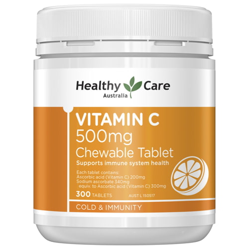 Healthy Care Vitamin C 500mg 300 Tablet