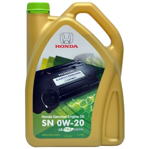 Minyak Enjin Honda Sintetik Sepenuhnya Ultra Green Genuine SN 0W-20