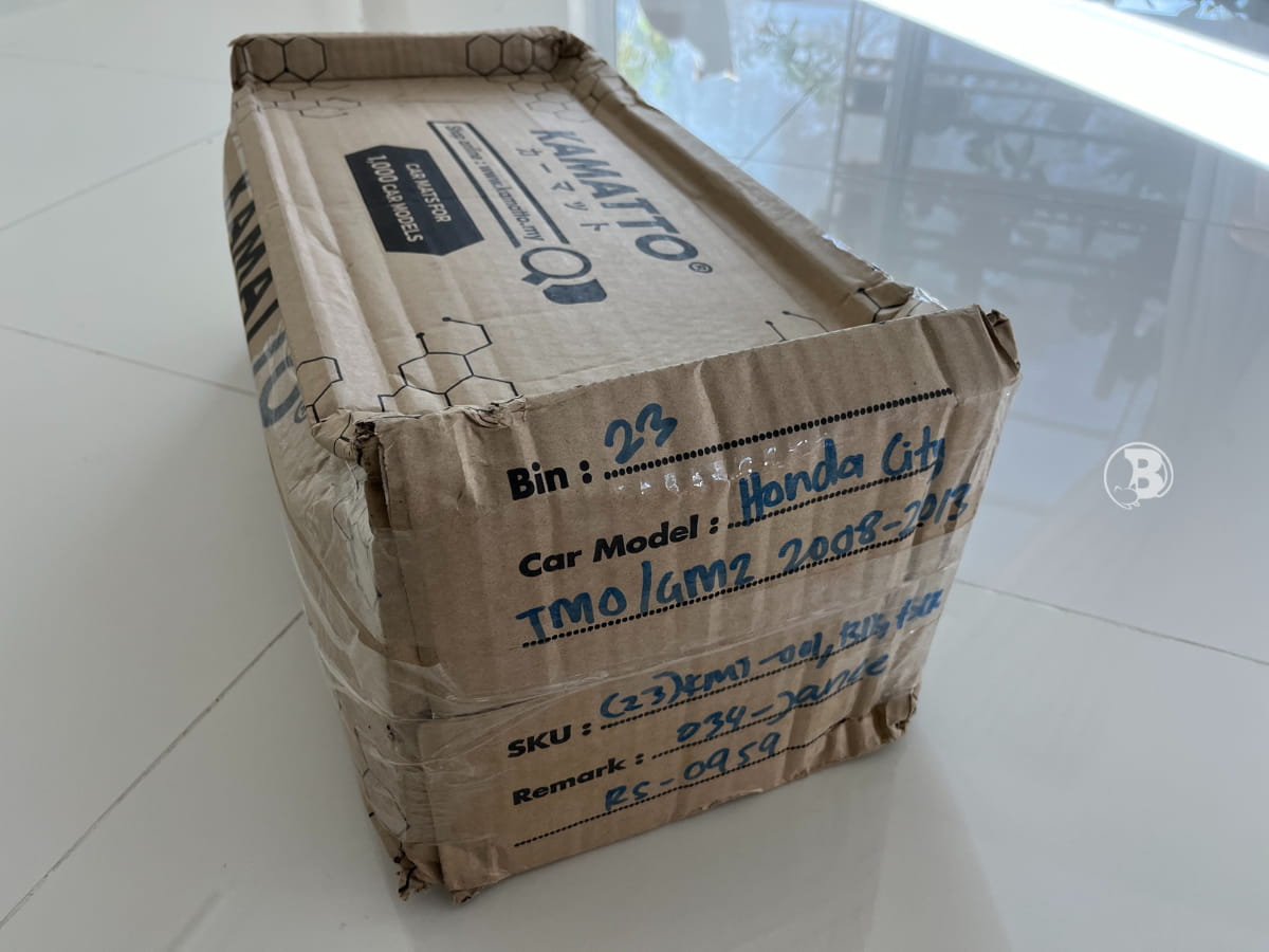 How Kamatto Car Mat Is Packaged For Delivery