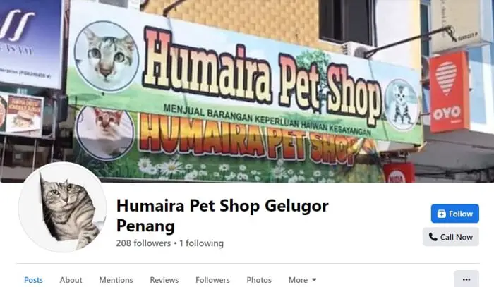 Humaira Pet Shop - Facebook