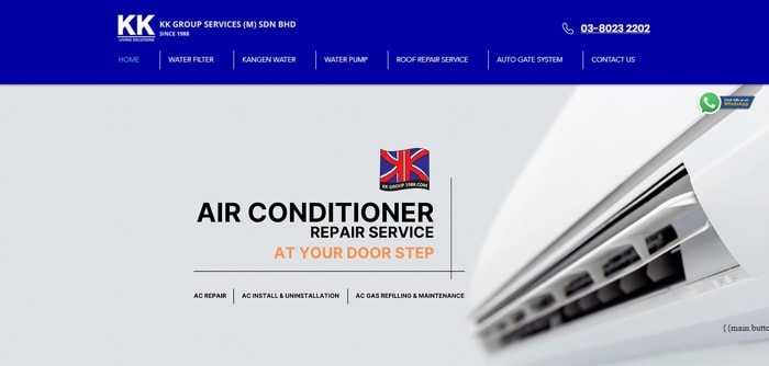 KK Group Services (M) Sdn. Bhd. - Website