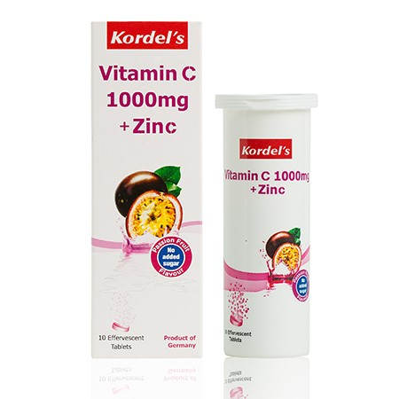 Kordel's Vitamin C 1000mg + Zinc - Passionfruit