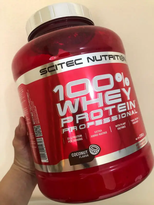 Largest Packing Size For Scitec Nutrition 100% Whey Protein Professional