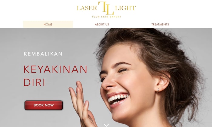 Laser Light Skin Center - Website