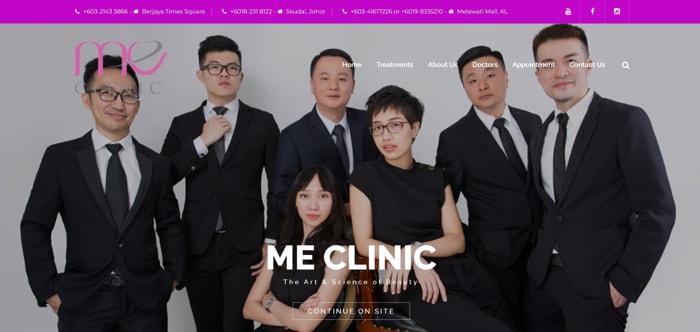 ME Clinic - Website