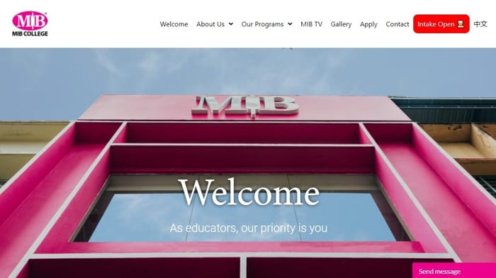 MIB College (formerly Malaysian Institute of Baking) - Website