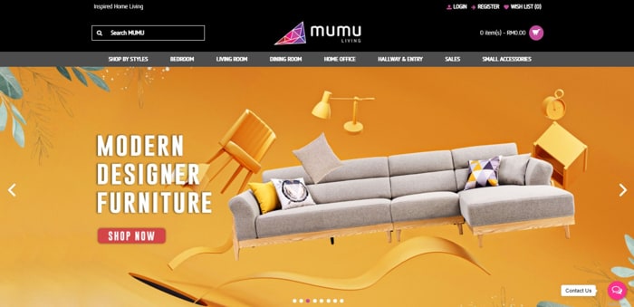 MUMU Living Sdn Bhd - Website