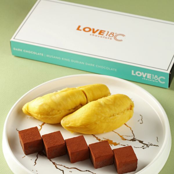 Musang King Durian Dark Chocolate By Love 18°C Chocolate