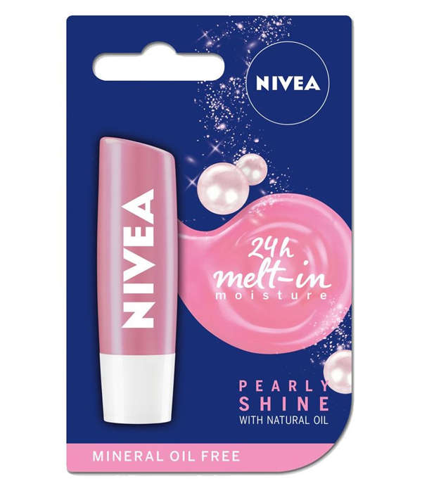 Pelembap Bibir NIVEA Pearly Shine Caring