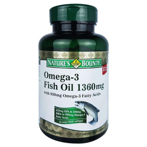 Minyak Ikan Nature's Bounty Omega-3 1360mg
