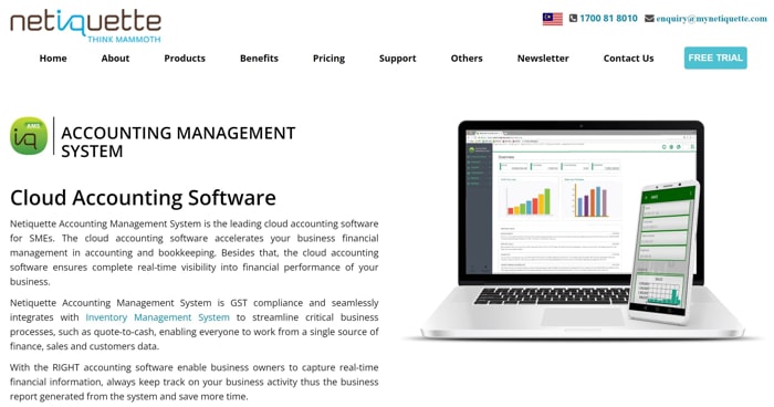 Netiquette Cloud Accounting Software
