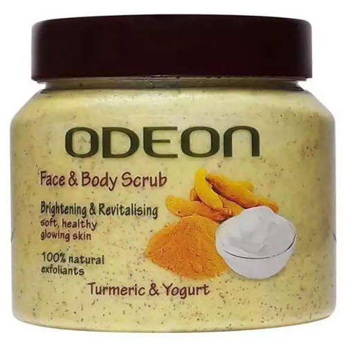 Odeon Face and Body Scrub Tumeric And Yoghurt