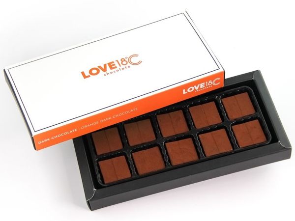 Orange Dark Chocolate That You Can Get From Love 18°C Chocolate