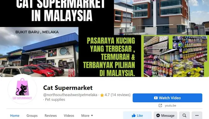 Pasaraya Kucing, Cat Supermarket - Facebook