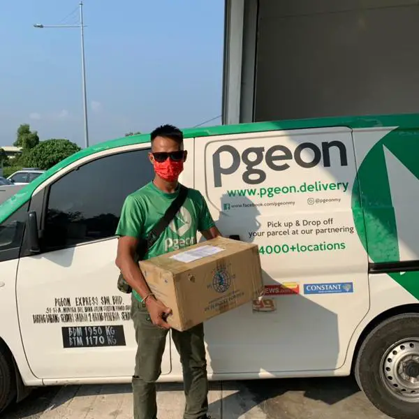 Pgeon Delivery Tracking Includes An Estimated Arrival Time Frame