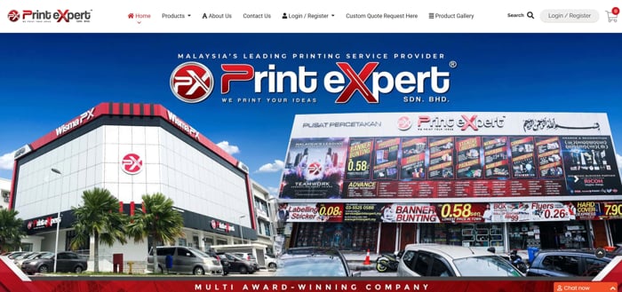 Print Expert Sdn Bhd Website