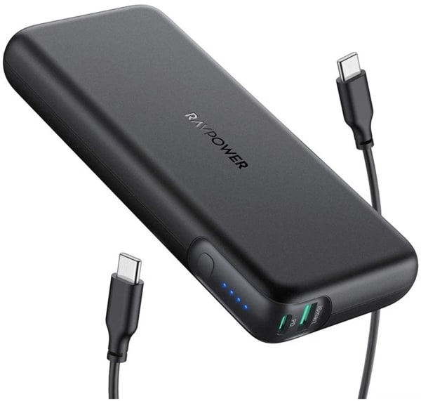 RAVPower RP-PB201 PD Pioneer 20000mAh 60W Portable Charger 2-Port Power Bank