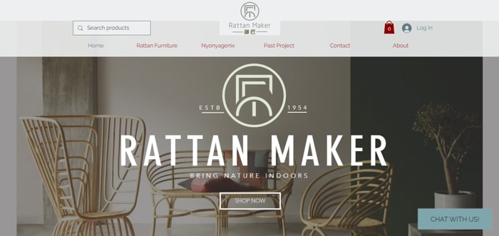 Rattan Maker - Website