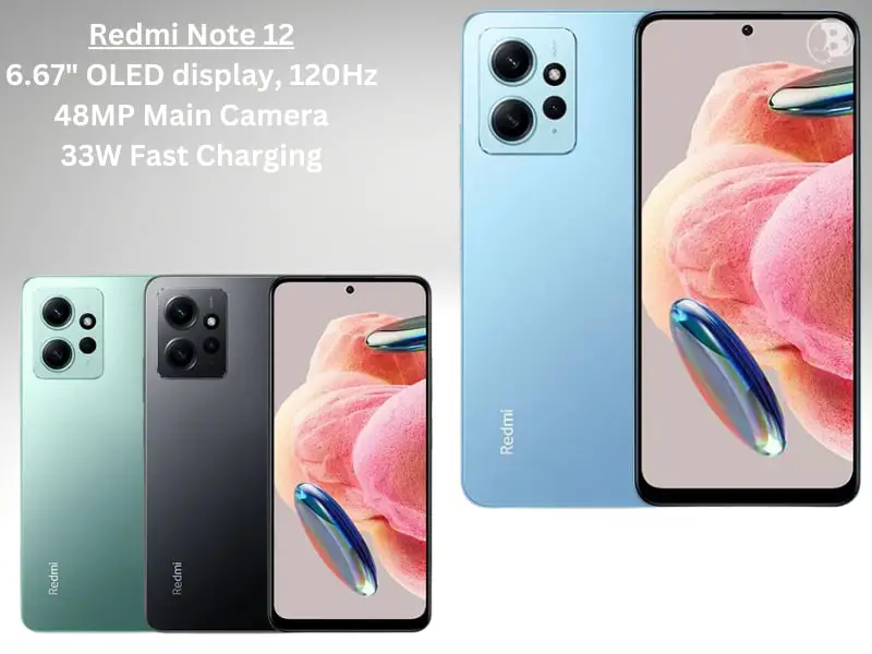 Redmi Note 12 – Most Affordable AMOLED Display Smartphone