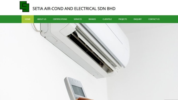 Setia Air-Cond And Electrical Sdn. Bhd. - Website