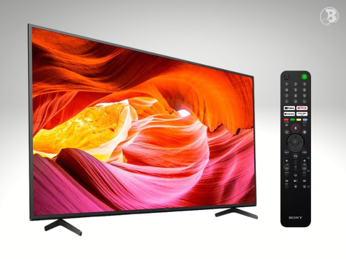 Side Profile And Remote Control For Sony X75K Smart TV