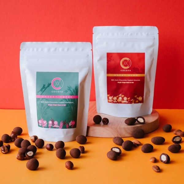 Single Origin Dark Chocolate Coated Nuts From Cocova