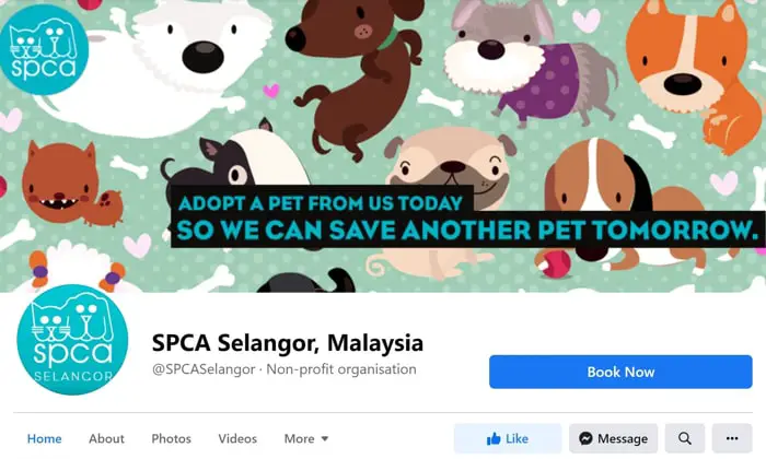 Society For The Prevention of Cruelty To Animals (SPCA Selangor) Facebook