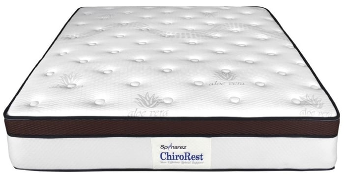 SpinaRez ChiroRest Mattress Plush Top & High Resilient Foam + Coconut Fiber