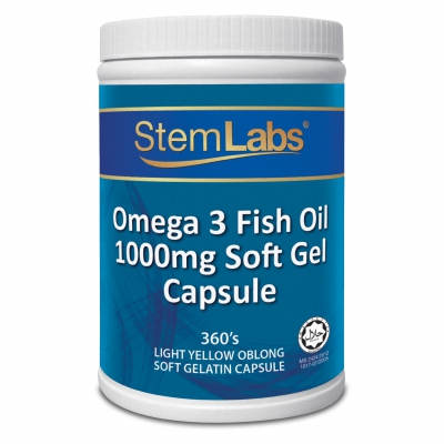 StemLabs Omega-3 Fish Oil 1000mg