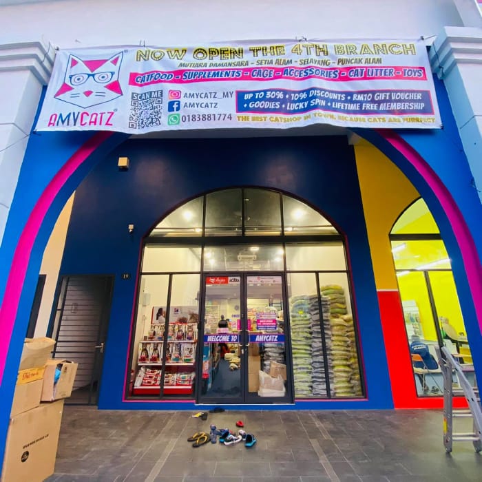Storefront Of Pet Shop Amycatz Setia Alam In Shah Alam