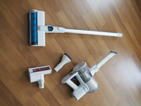The Corvan Cordless Vacuum And Respective Accessories